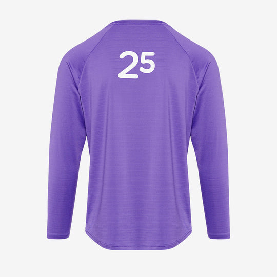 parkrun Milestone Men's Long Sleeve Shirt 25 - Purple