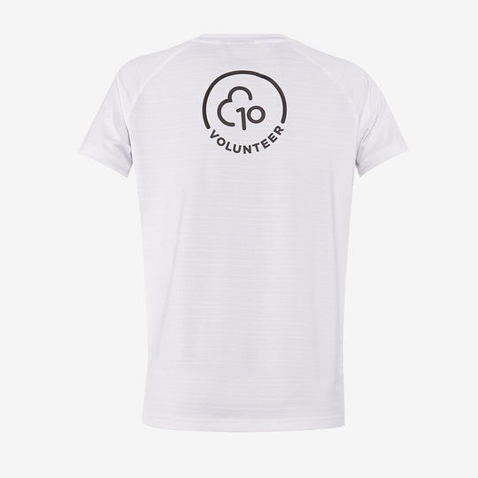 parkrun Milestone Youth Volunteer T-Shirt 10 - White