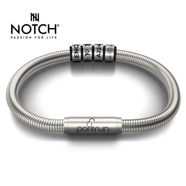 parkrun x NOTCH Signature Steel Bracelet – parkrun Shop