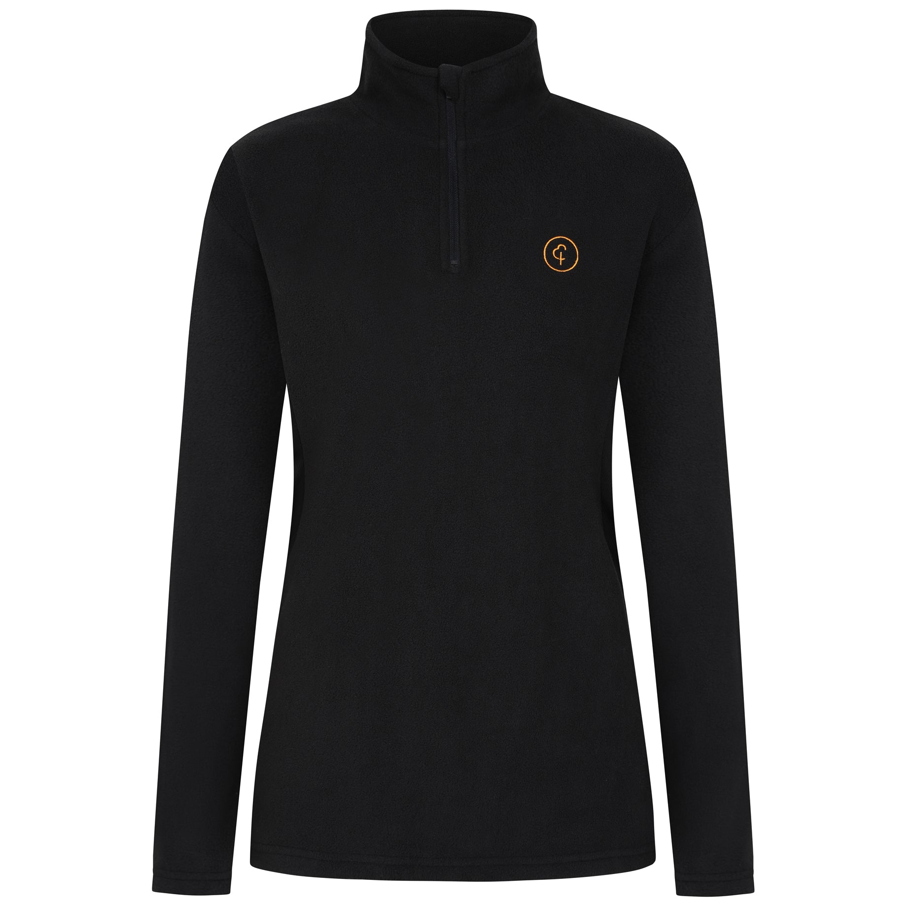 parkrun Women's 1/4 Zip Micro Fleece Top - Black – parkrun Shop