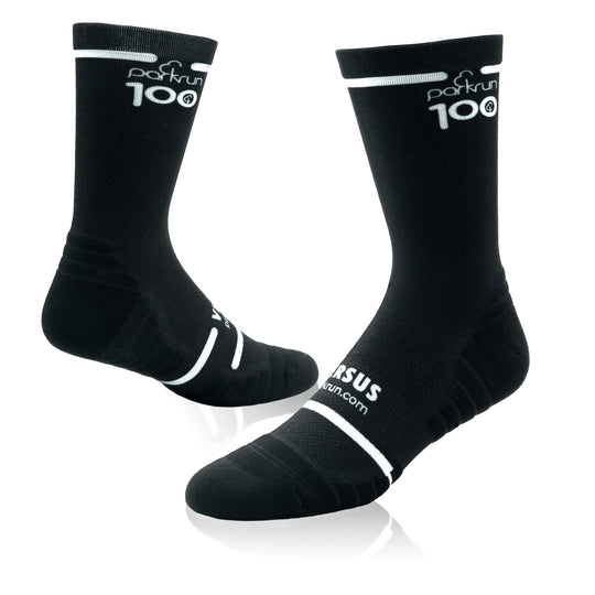 parkrun Milestone 100 Run/Walk Socks