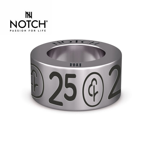 parkrun Milestone Steel NOTCH™ Charm Run/Walk 25