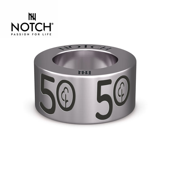 parkrun Milestone Steel NOTCH Charm Run/Walk 50