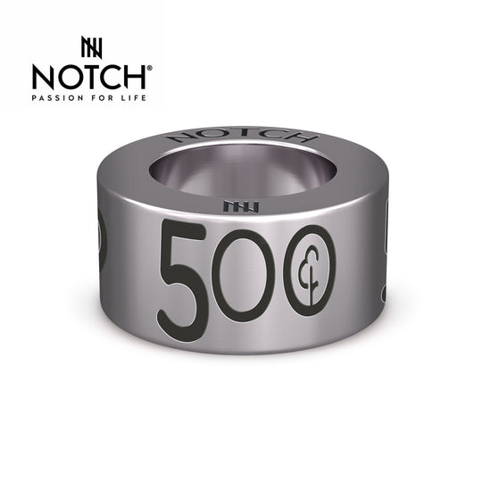 parkrun Milestone Steel NOTCH Charm Run/Walk 500