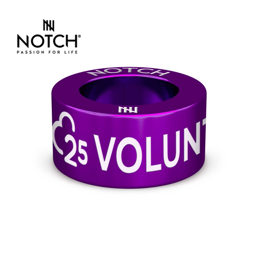 parkrun Milestone NOTCH Charm Volunteer 25