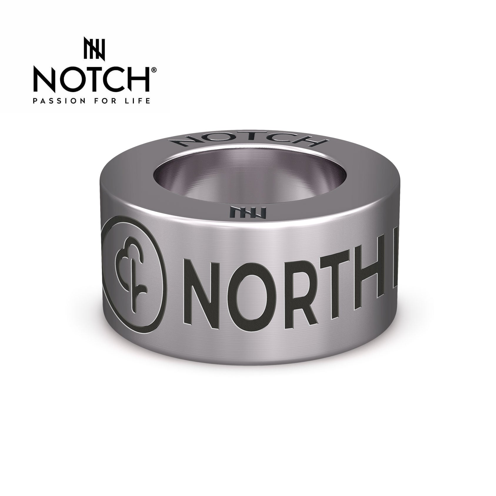 parkrun Northern Ireland Steel NOTCH Charm