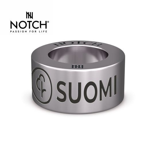 parkrun Suomi Steel NOTCH Charm