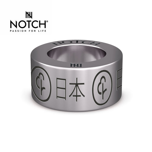 parkrun 日本 (Japan) Steel NOTCH Charm