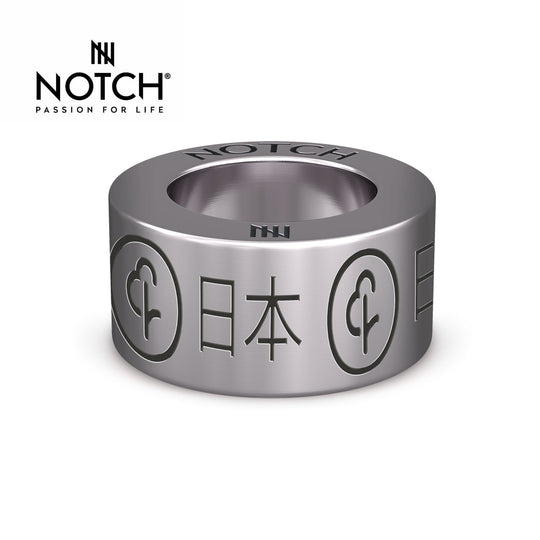 parkrun 日本 (Japan) Steel NOTCH Charm