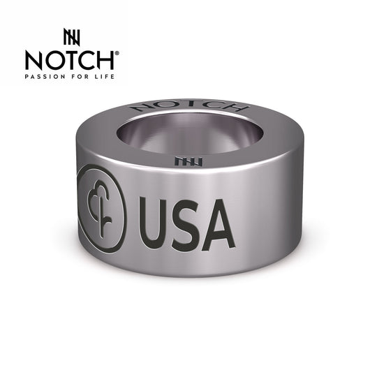 parkrun USA Steel NOTCH Charm