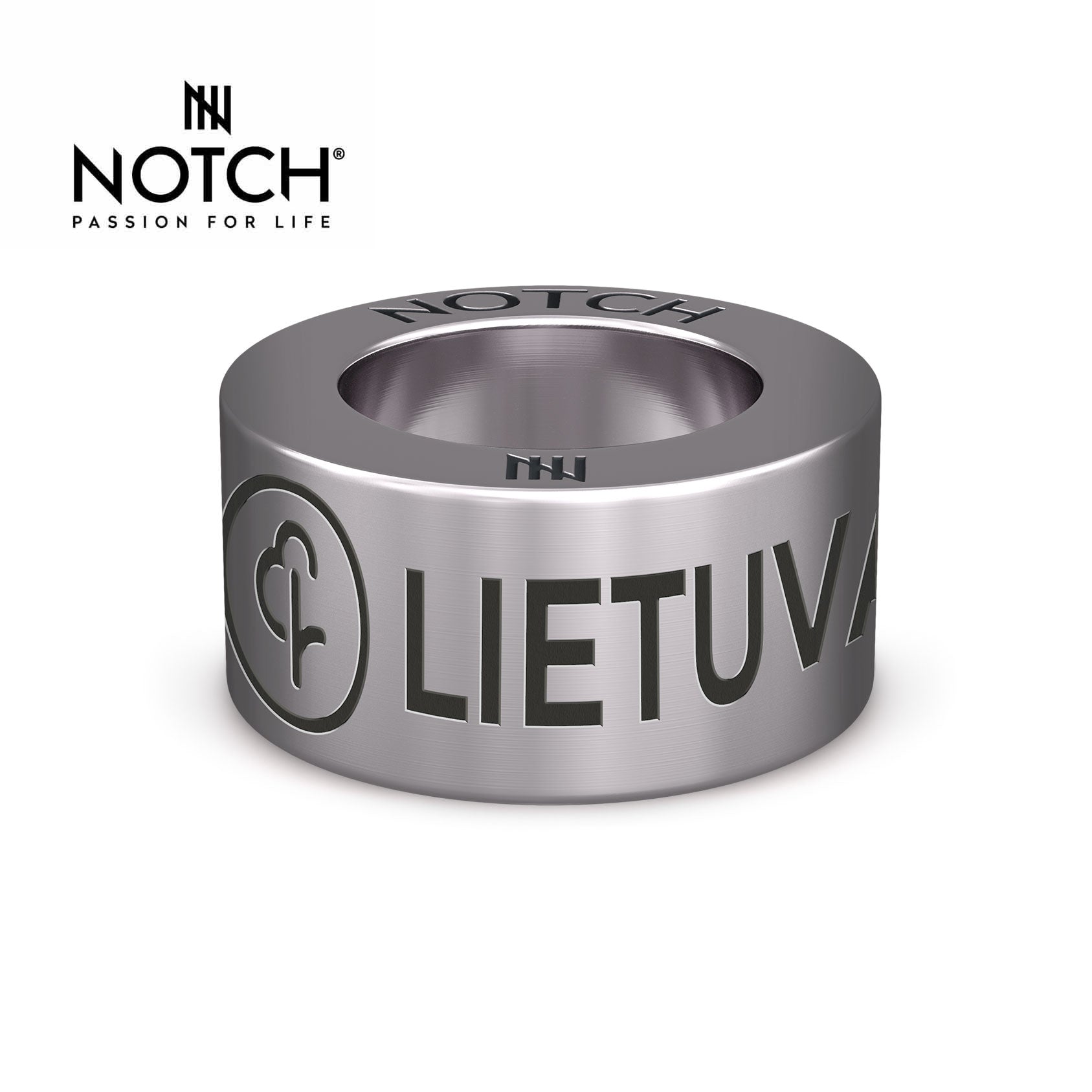 parkrun LIETUVA Stahl-Anhänger NOTCH™