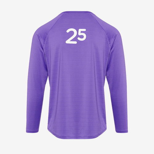 parkrun Milestone Men's Long Sleeve Shirt 25 - Purple