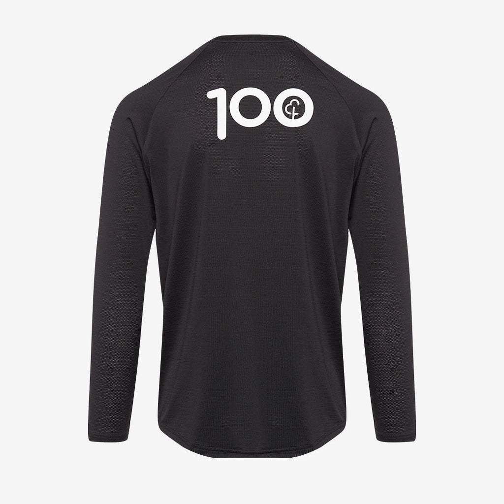 parkrun Milestone Men's Long Sleeve Shirt 100 - Black