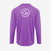 parkrun Milestone Men's Volunteer Long Sleeve Shirt 25 - Purple
