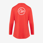 parkrun Milestone Women's Volunteer Long Sleeve Shirt 50 - Red