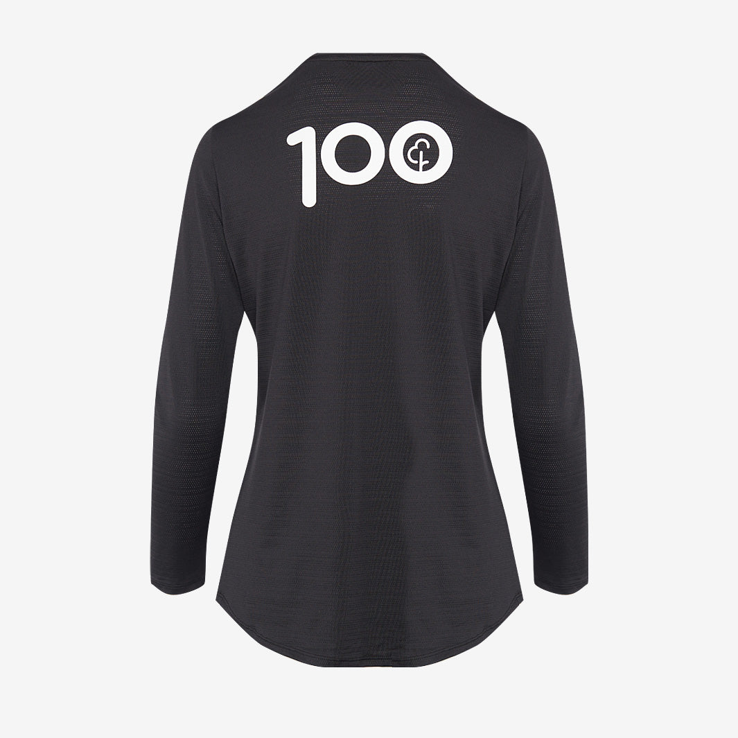 parkrun Milestone Women's Long Sleeve Shirt 100 - Black