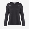 parkrun Milestone Women's Long Sleeve Shirt 100 - Black