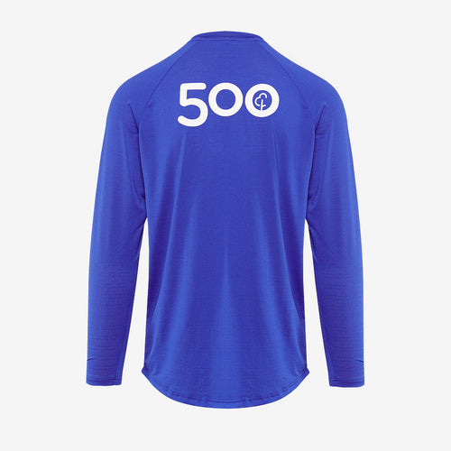 parkrun Milestone Men's Long Sleeve Shirt 500 - Royal