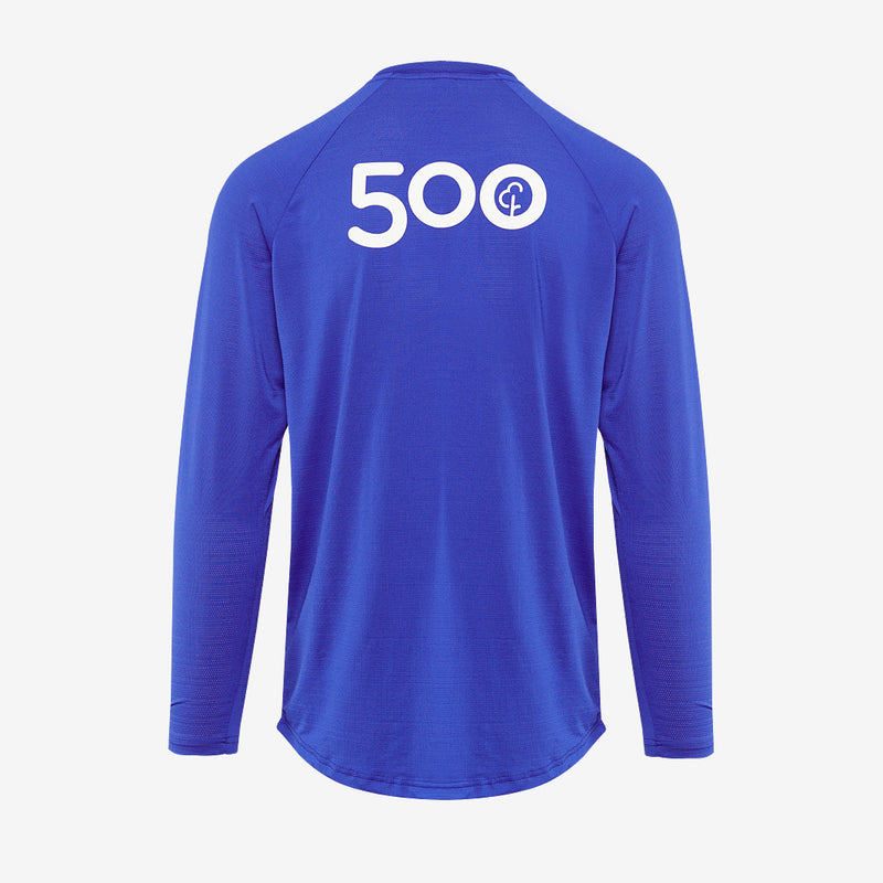 parkrun Milestone Men's Long Sleeve Shirt 500 - Royal