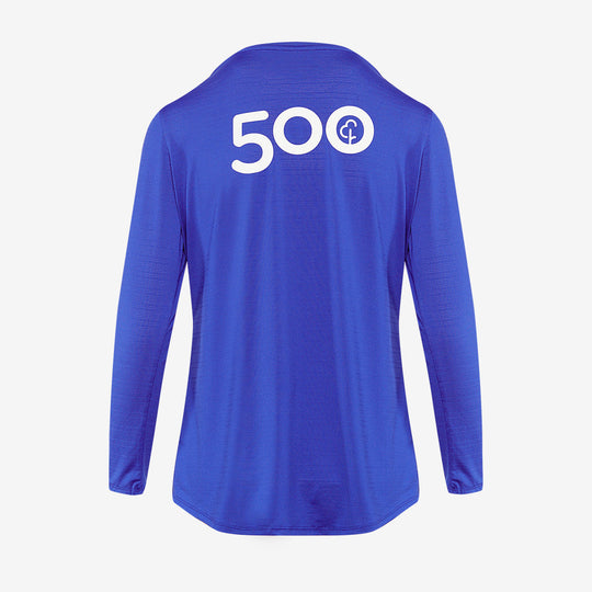 parkrun Milestone Women's Long Sleeve Shirt 500 - Royal