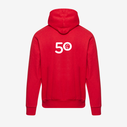 parkrun Milestone Men's Hoodie 50 - Red