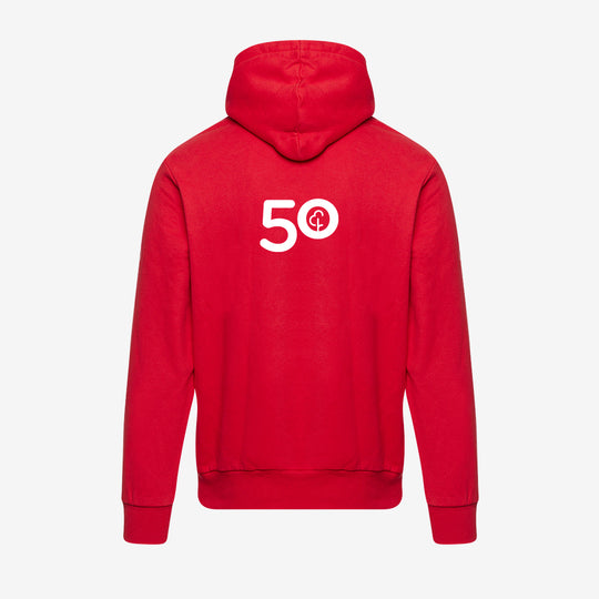 parkrun Milestone Men's Hoodie 50 - Red