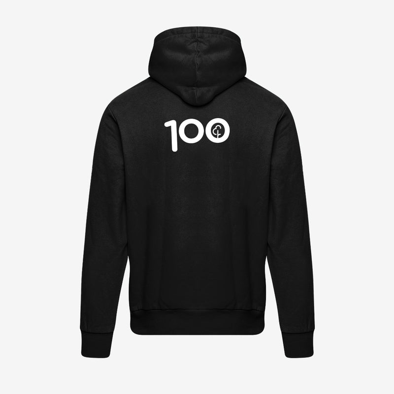 parkrun Milestone Men's Hoodie 100 - Black