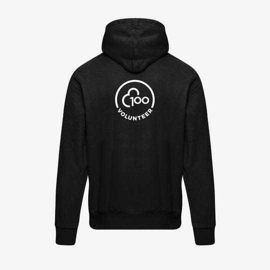 parkrun Milestone Women's Volunteer Hoodie 100 - Black