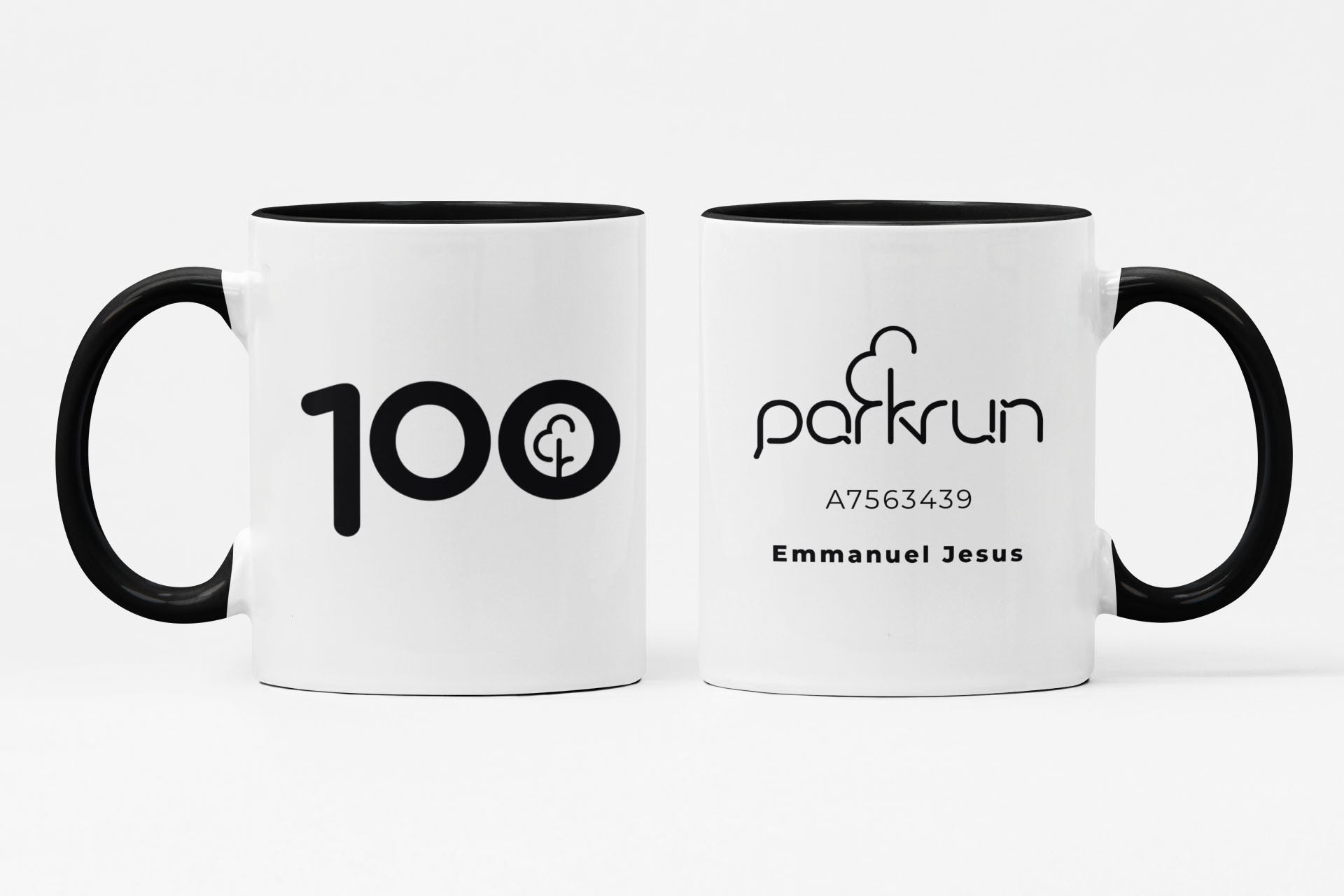 parkrun Meilenstein 100 Lauf-/Walking-Becher