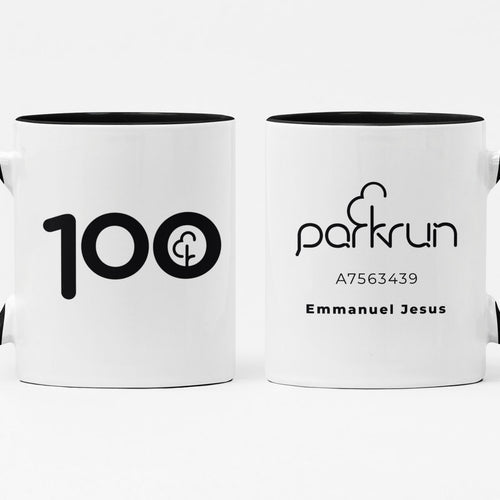 parkrun Meilenstein 100 Lauf-/Walking-Becher