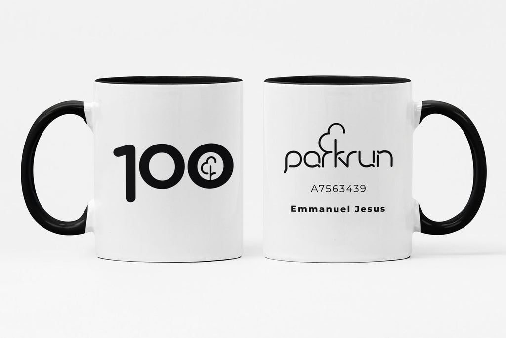 parkrun Milestone 100 Run/Walk Mug