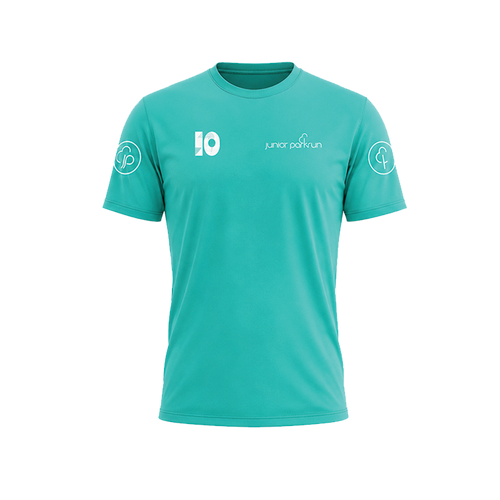 junior parkrun Meilenstein 10 T-Shirt