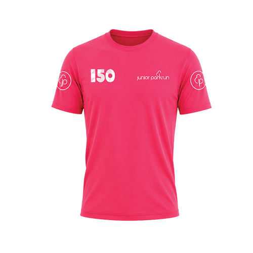 junior parkrun Meilenstein 150 T-Shirt