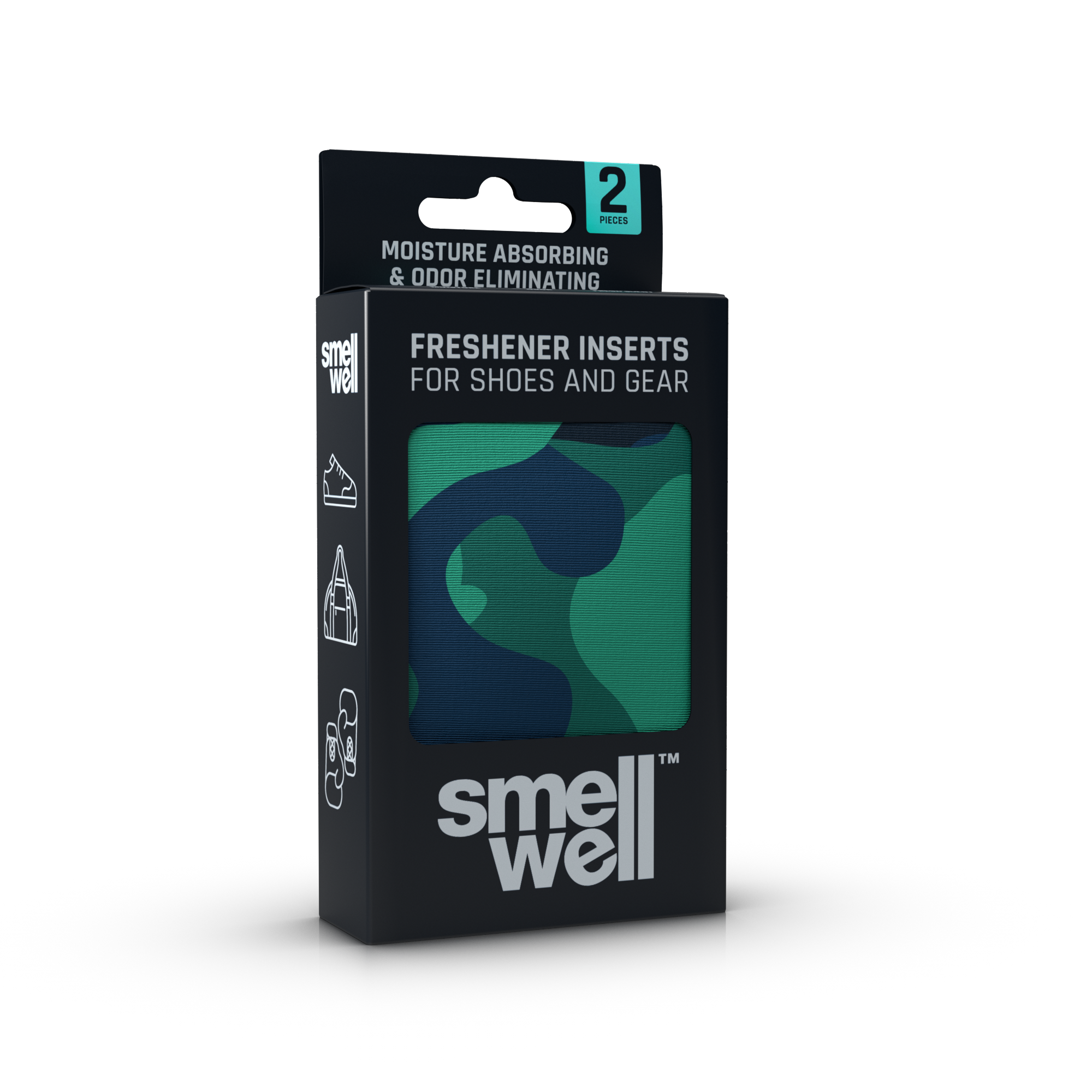 SmellWell Active Shoe and Bag Freshener - Camo Green