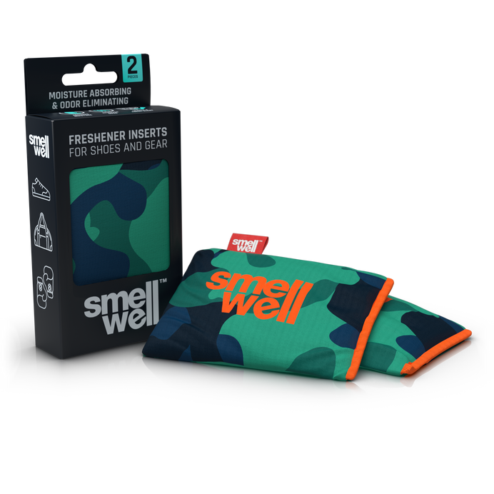 SmellWell Active Shoe and Bag Freshener - Camo Green