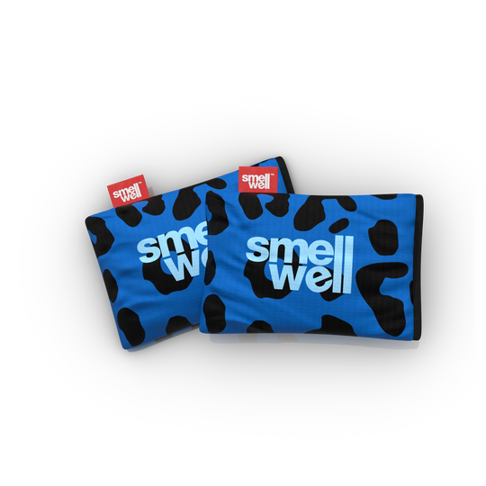 SmellWell Active Shoe and Bag Freshner - Leopard Blue