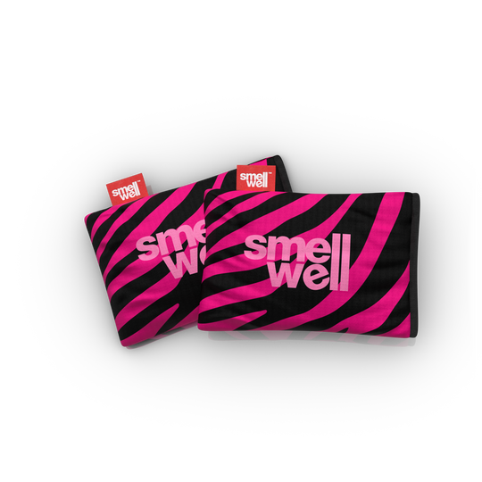 SmellWell Active Shoe and Bag Freshner - Pink Zebra