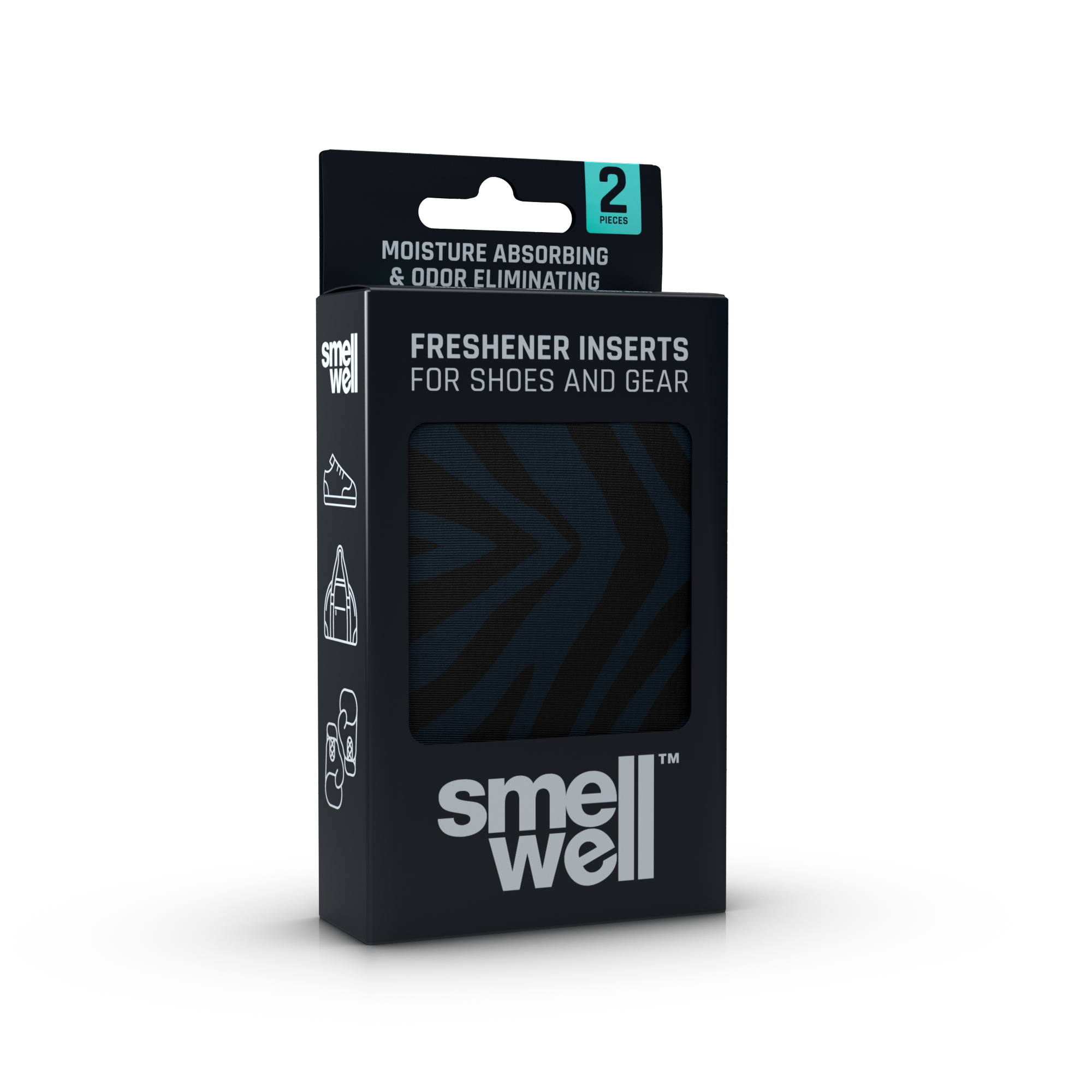 SmellWell Active Shoe and Bag Freshener - Black Zebra