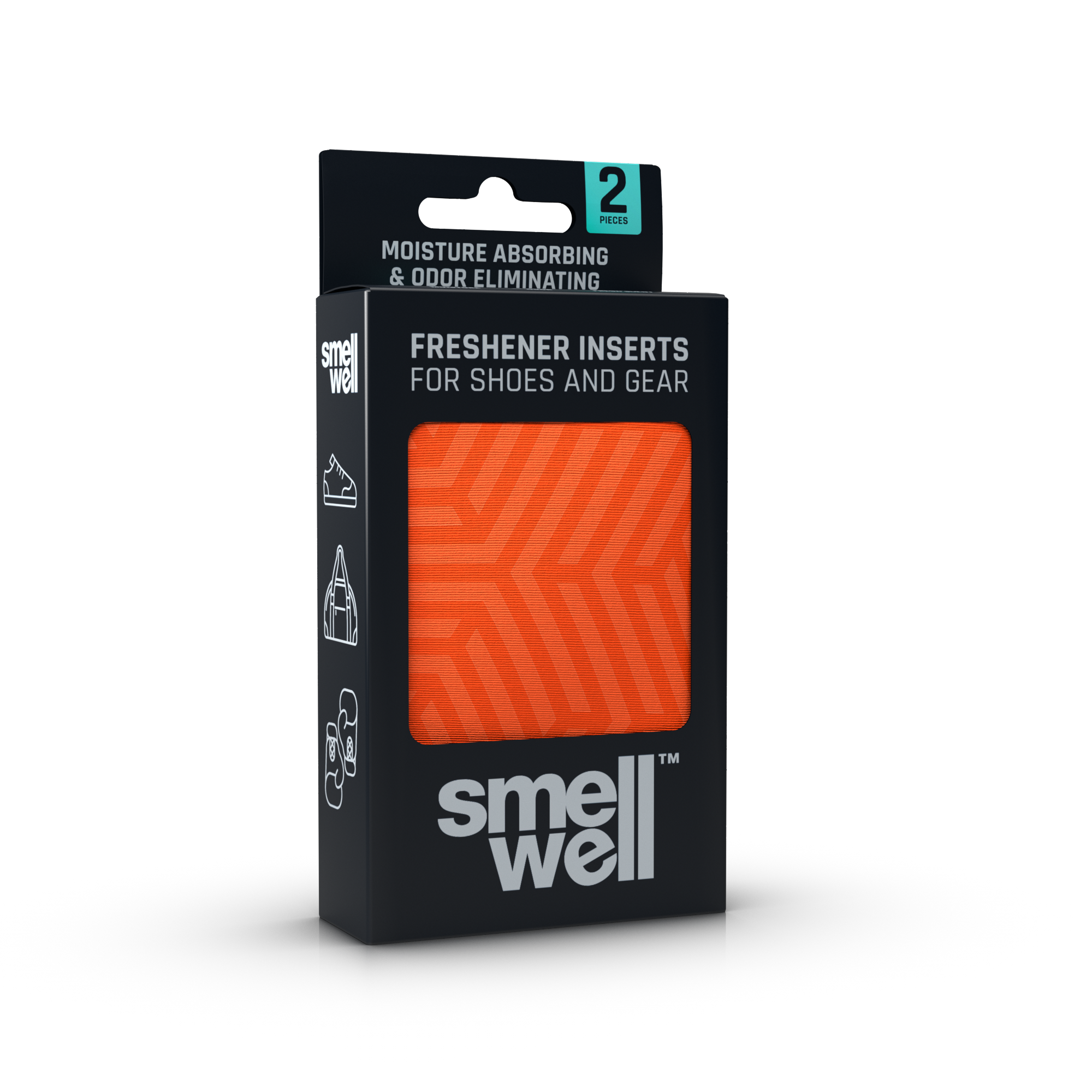 SmellWell Active Shoe and Bag Freshener - Geometric Orange