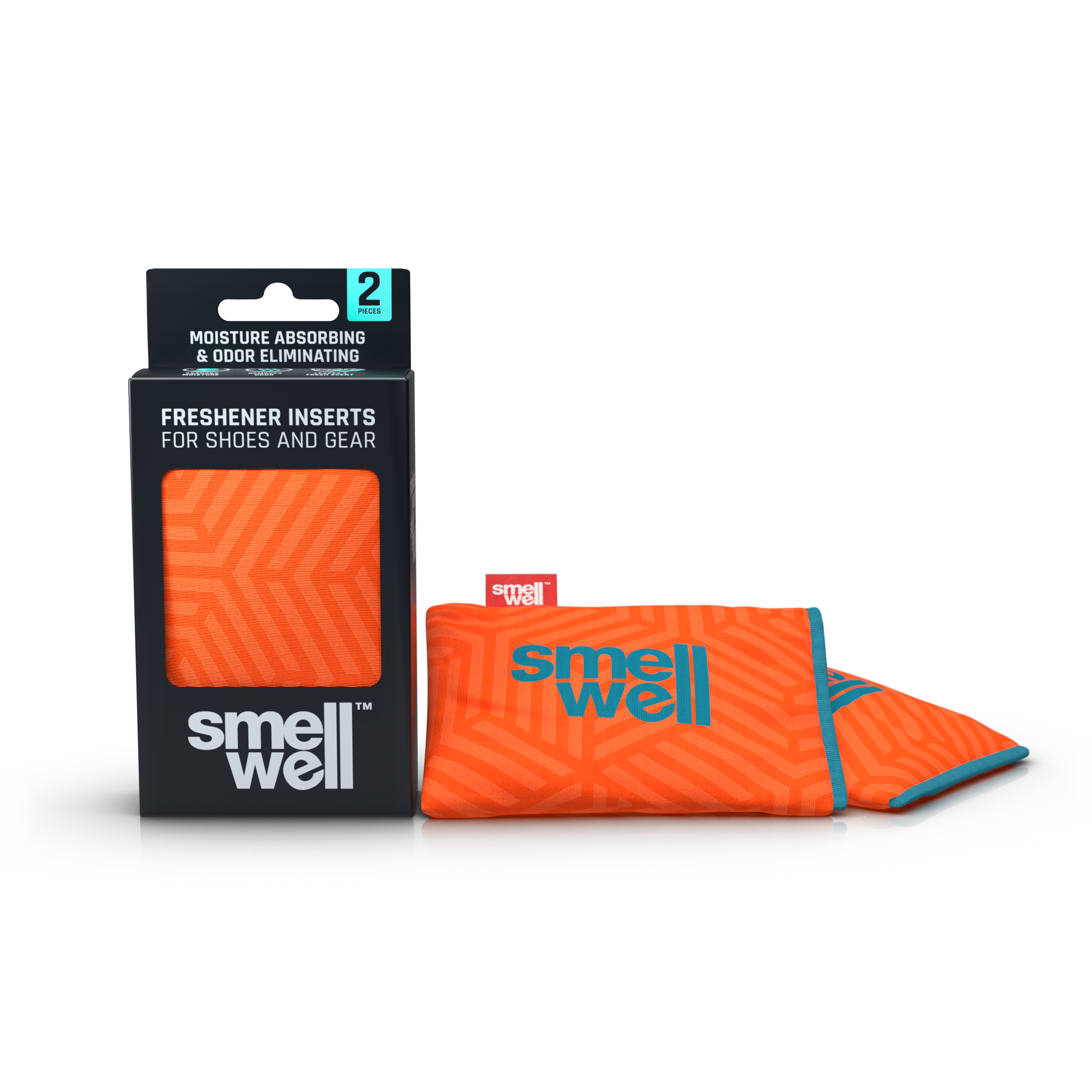 SmellWell Active Shoe and Bag Freshener - Geometric Orange