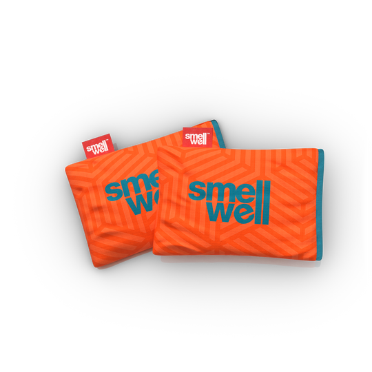 SmellWell Active Shoe and Bag Freshner - Geometric Orange