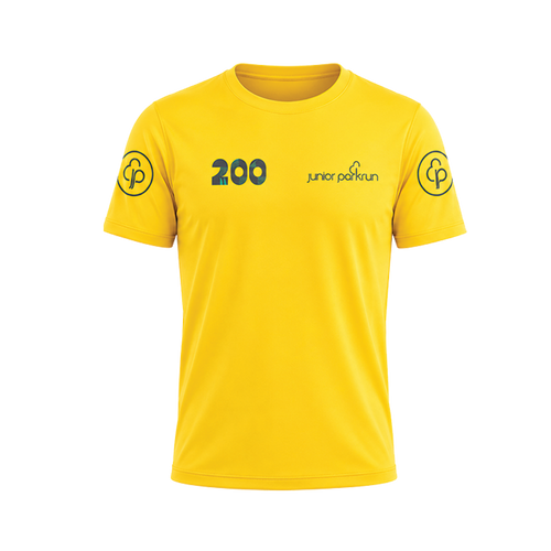 junior parkrun Milestone 200 T-Shirt