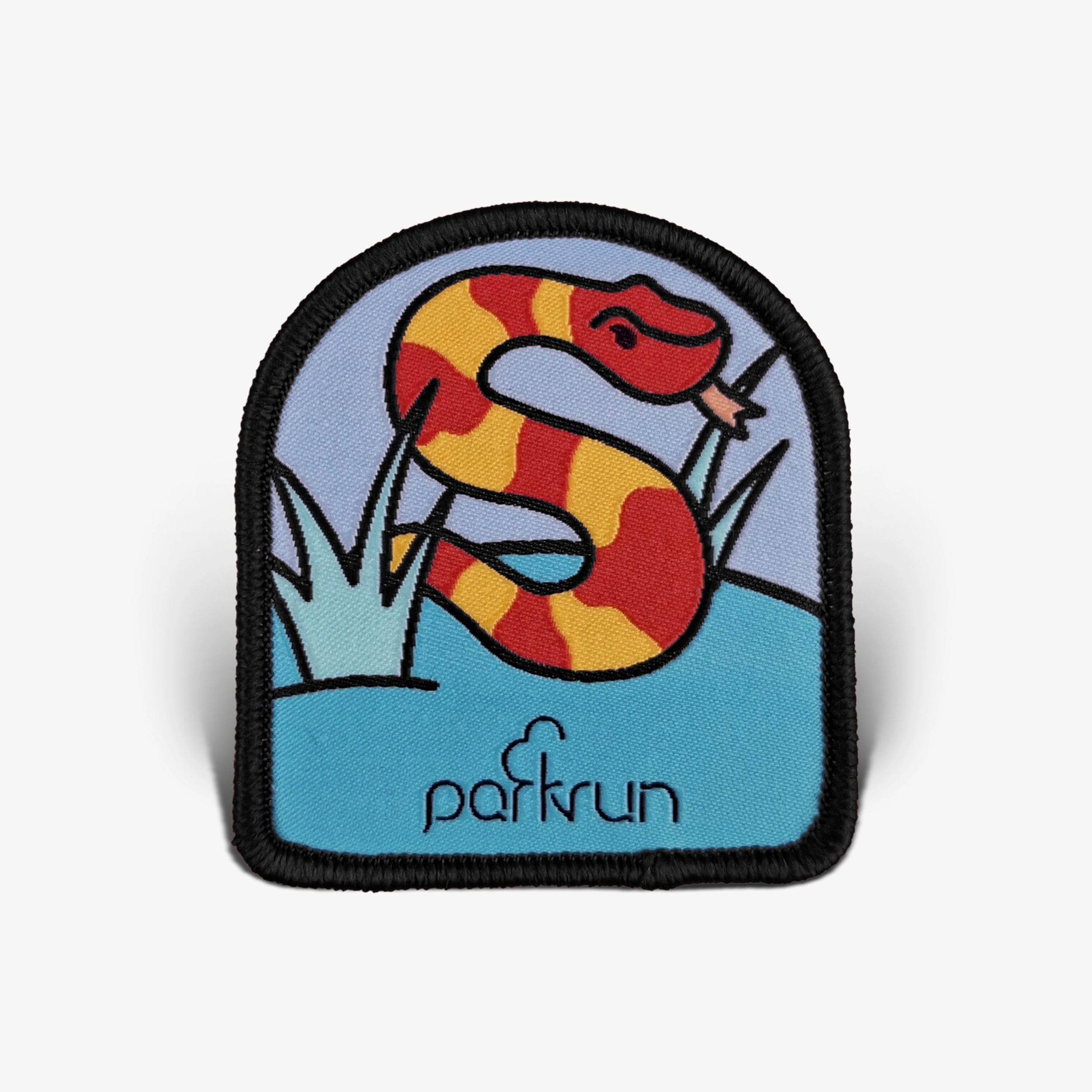 parkrun CHALLENGES Snakes Woven Patch