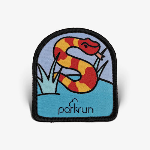 parkrun CHALLENGES Snakes Woven Patch
