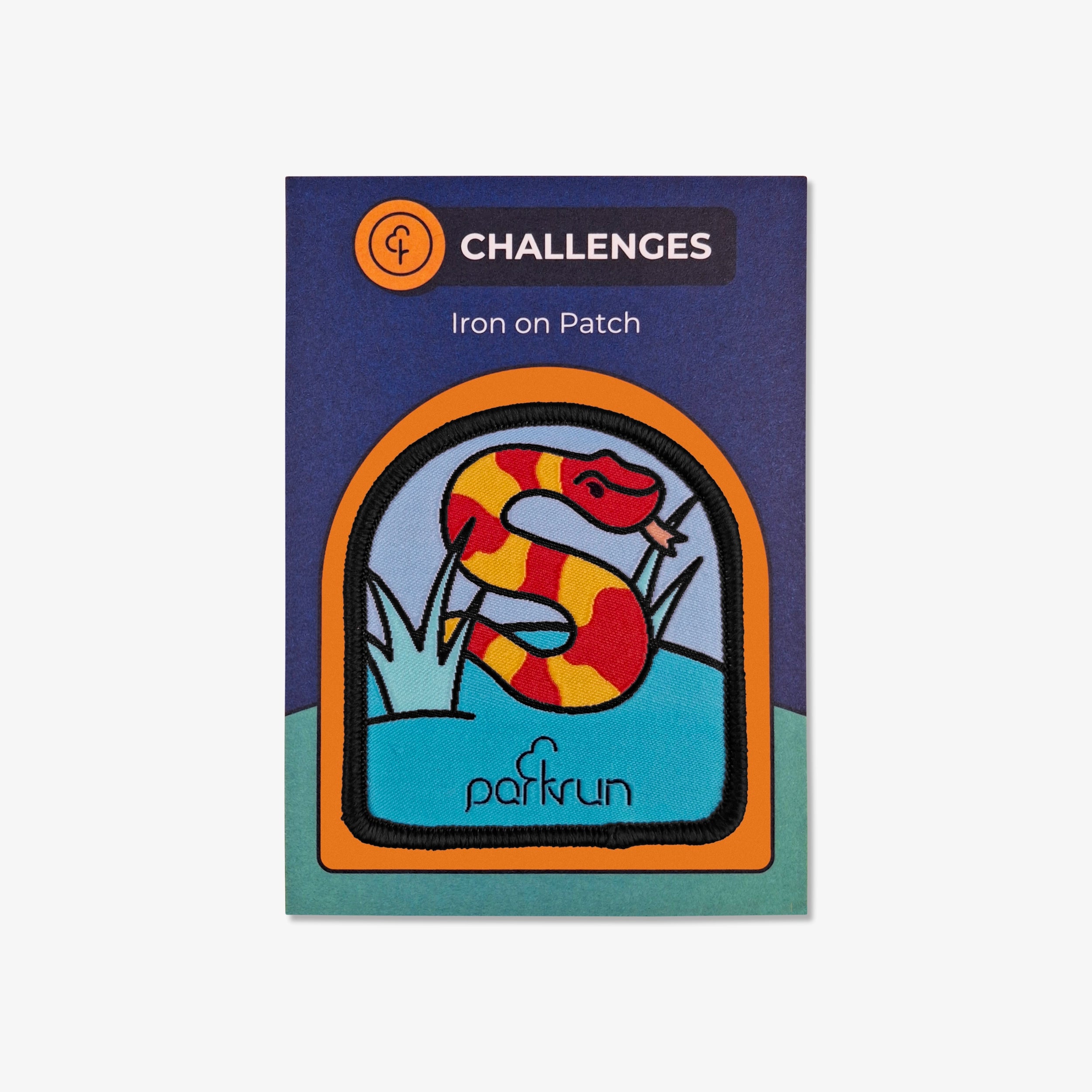parkrun CHALLENGES Snakes Woven Patch