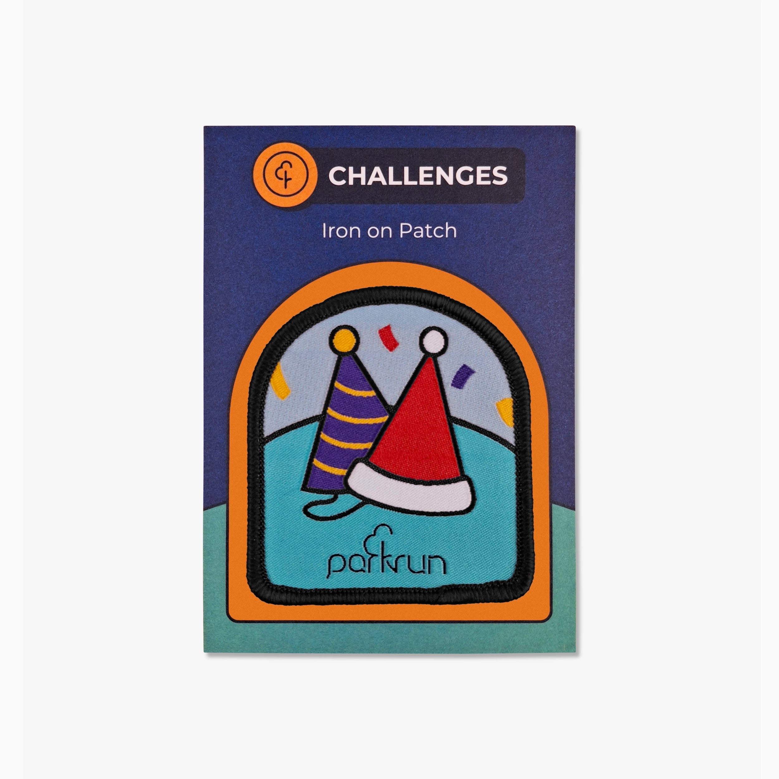 parkrun CHALLENGES Festive Double Woven Patch