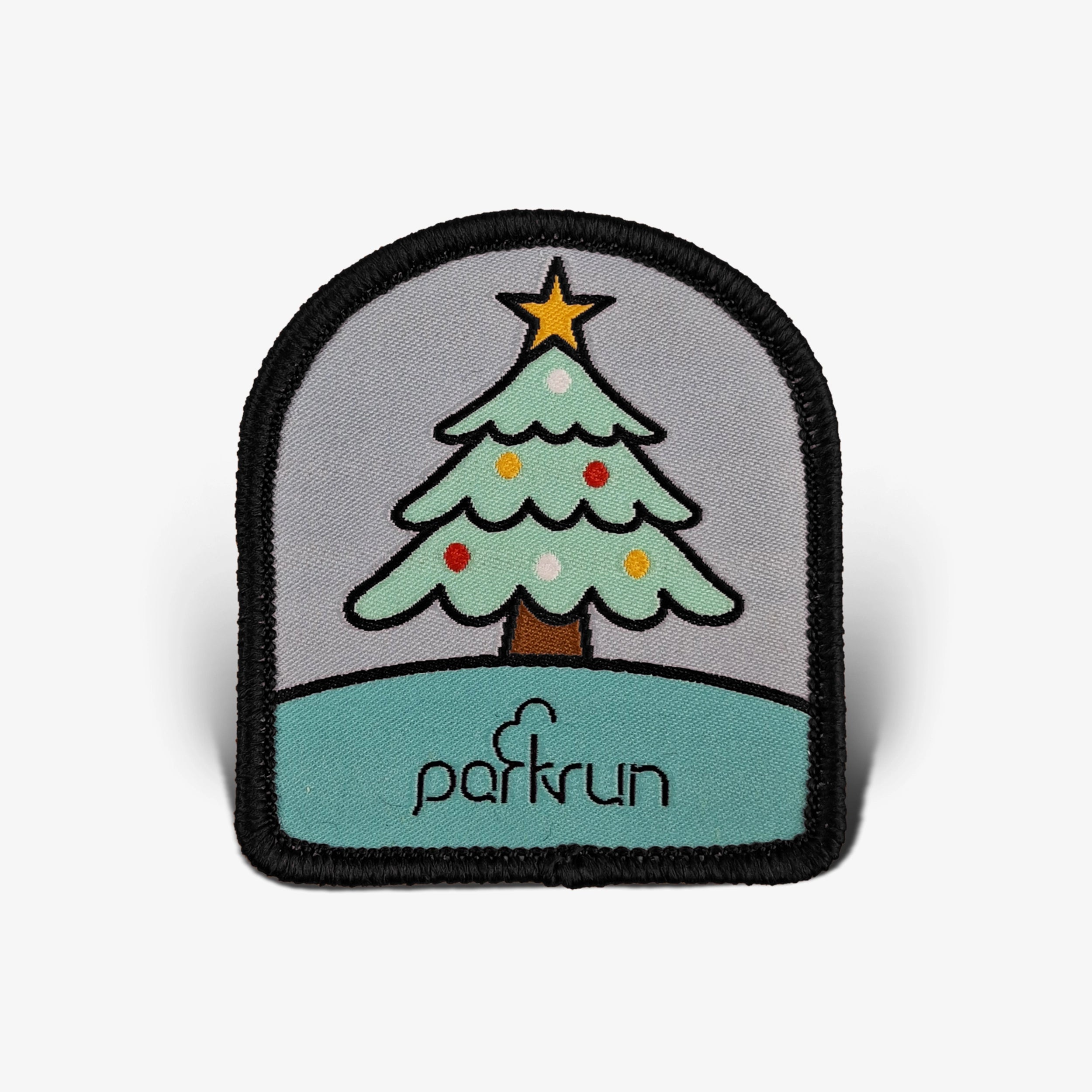 parkrun CHALLENGES Christmas Day Woven Patch