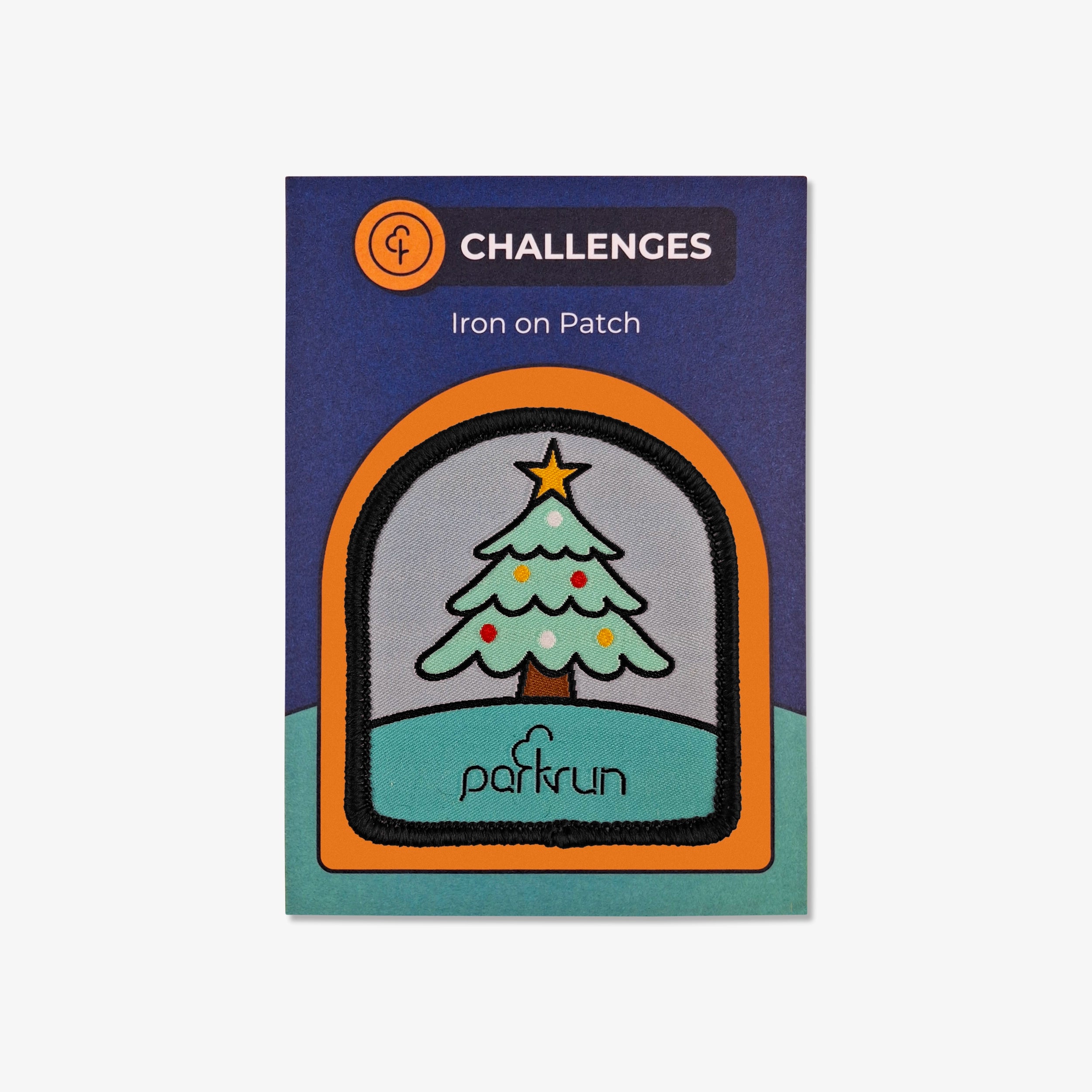 parkrun CHALLENGES Christmas Day Woven Patch
