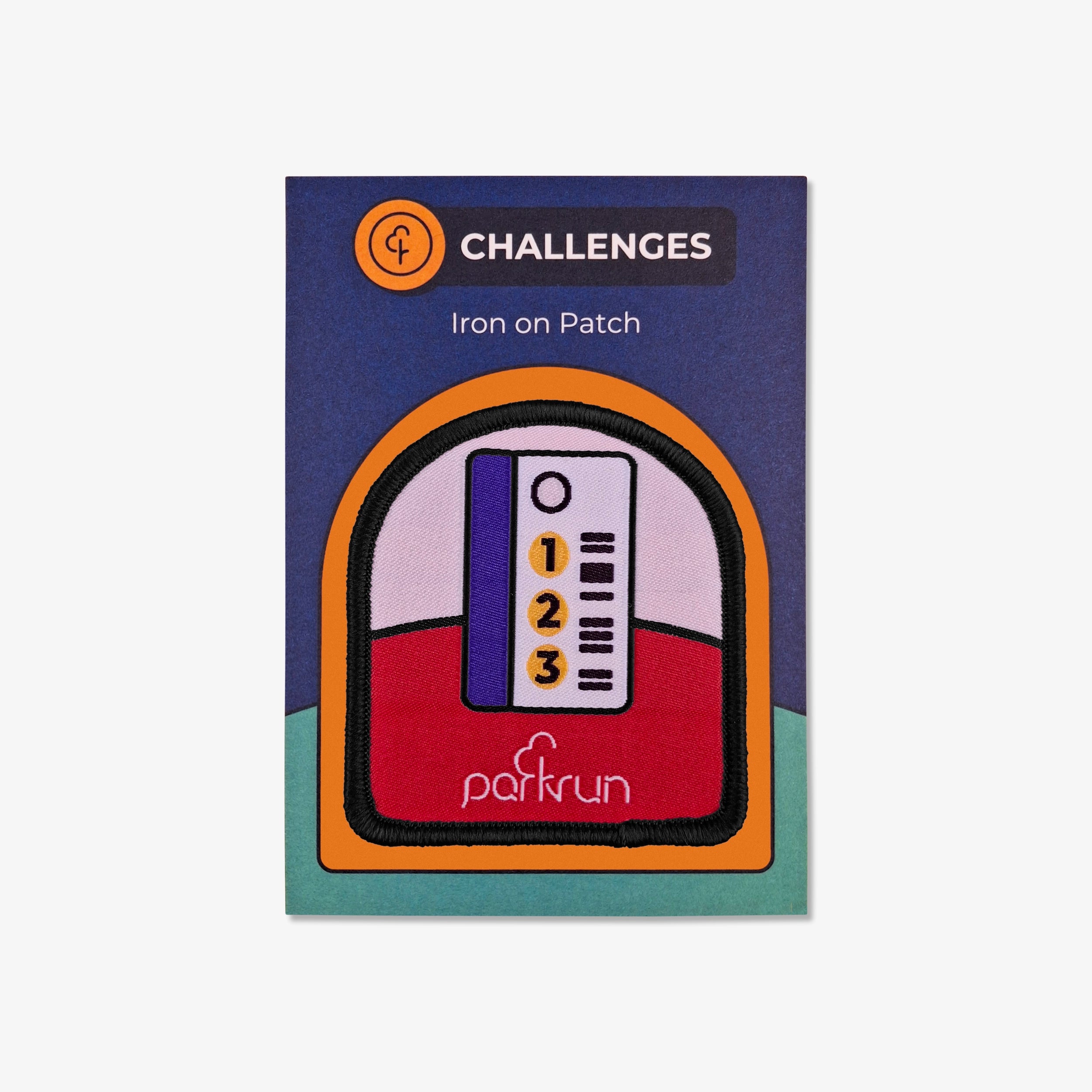 parkrun CHALLENGES Position Bingo Woven Patch