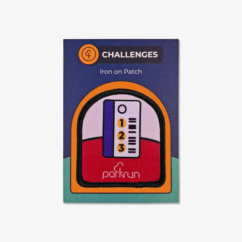 parkrun CHALLENGES Position Bingo Woven Patch